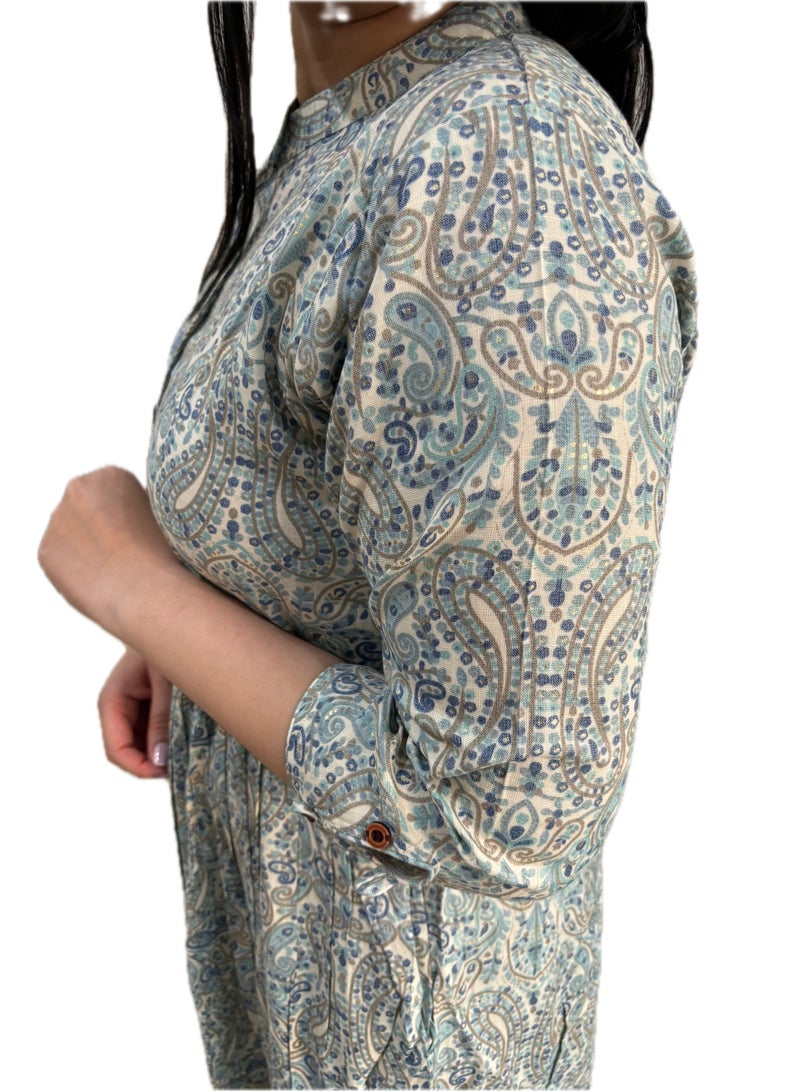 Zebees Soft Rayon Maternity Dress With Adjustable Belt - Image 5