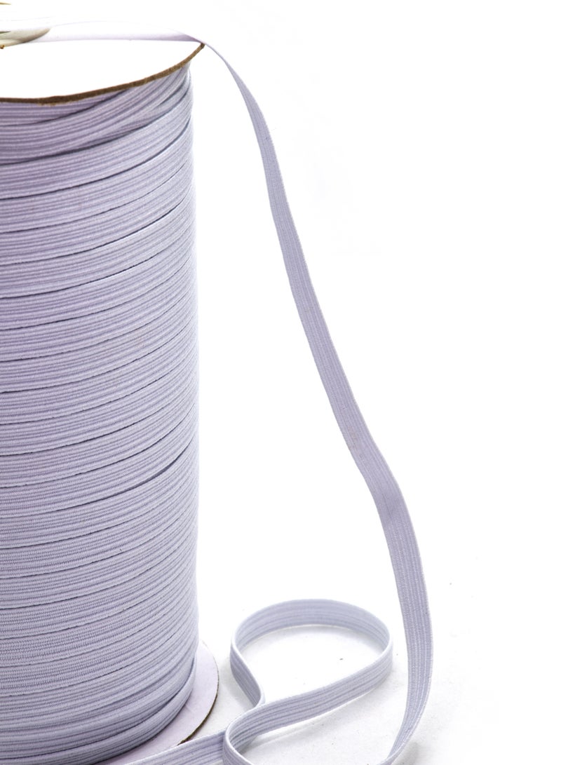 Premium Elastic Band - 6mm, 144 Yards Roll - White - Ideal for Sewing and Crafting - Image 2
