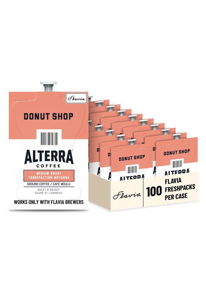 FLAVIA Alterra A200 Alterra Donut Shop Blend Med/Balanced Coffee 100/Ct Bk - Image 1