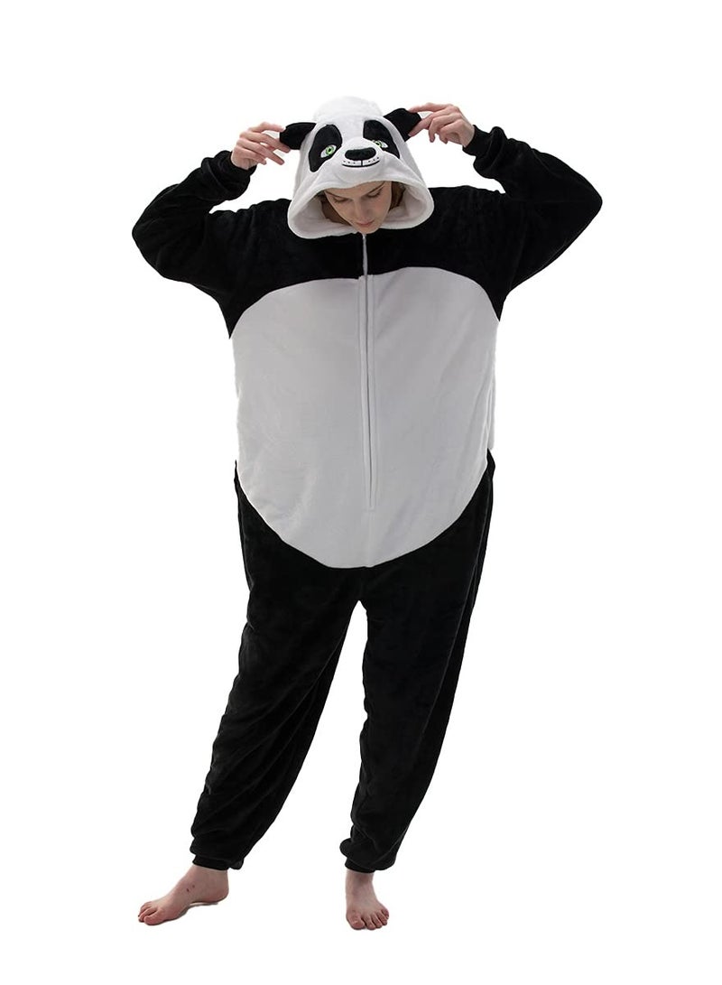 Snug Fit Unisex Adult Onesie Pajamas,  Cosplay Animal One Piece Costume Sleepwear Homewear  - Image 1