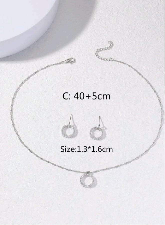 Luxury Jewellery Set For  Women Inlaid With Zirconia - Image 3