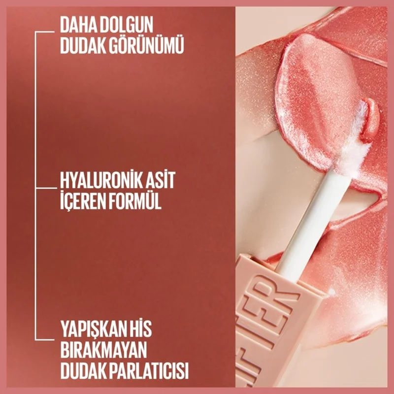 ميبلين نيويورك Lifter Gloss Moisturizing Lip Gloss - 009 Topaz