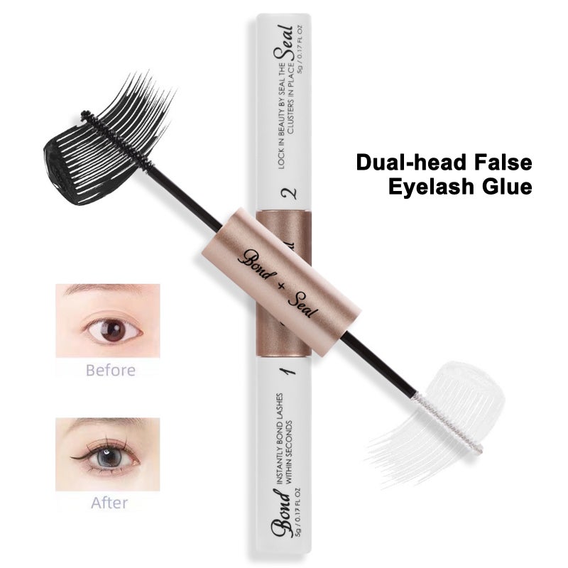 Double Head False Eyelash Glue Quick-drying Super-sticky Long-lasting Styling Eyelash Brush - Image 3