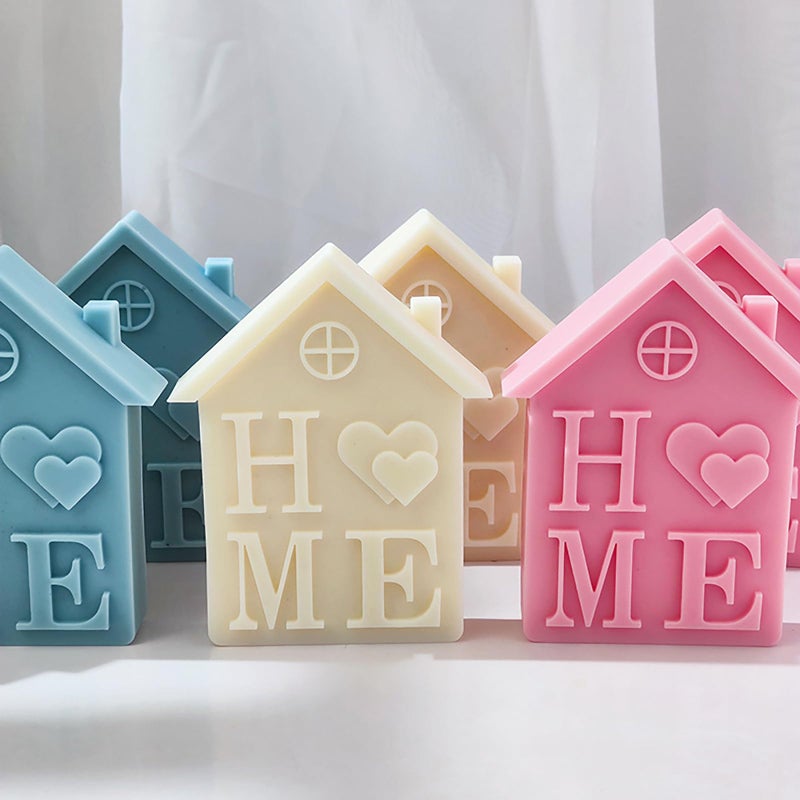 ESEDAGE Home House Molds House Resin Mold House - Resin Casting Silicone Molds for Home Decor & Candle Making Wave Spiral Mold - Image 5