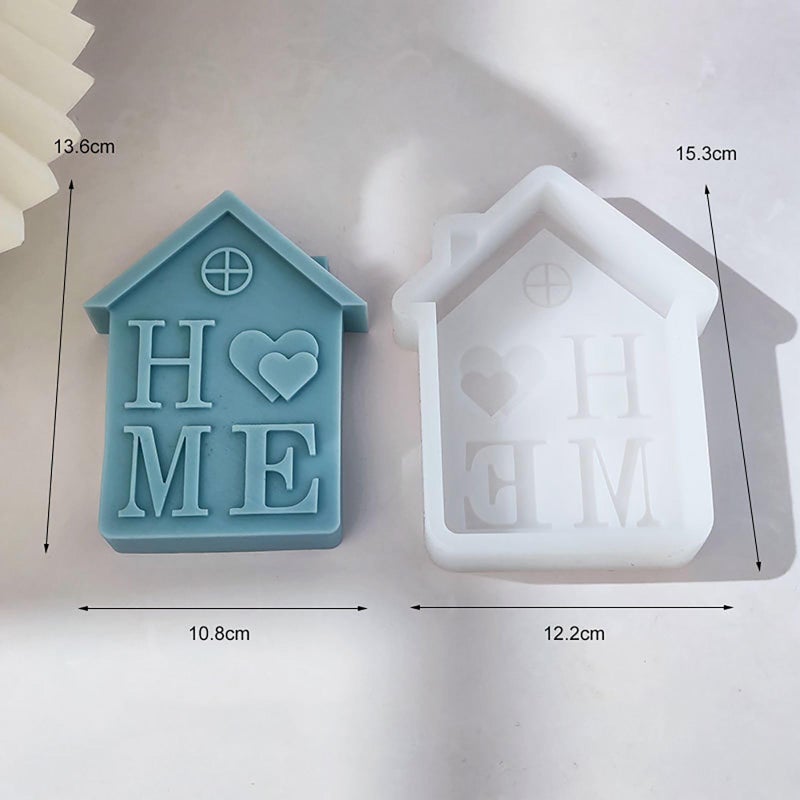 ESEDAGE Home House Molds House Resin Mold House - Resin Casting Silicone Molds for Home Decor & Candle Making Wave Spiral Mold - Image 4