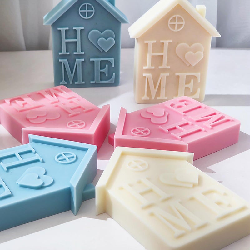 ESEDAGE Home House Molds House Resin Mold House - Resin Casting Silicone Molds for Home Decor & Candle Making Wave Spiral Mold - Image 3