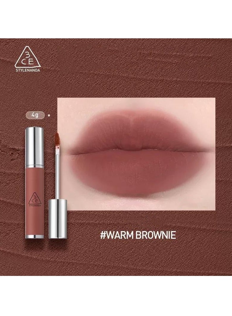 ثري سي إي ملمع شفاه مخملي غير لامع 3CE يدوم طويلاً ولا يبهت 4 جرام