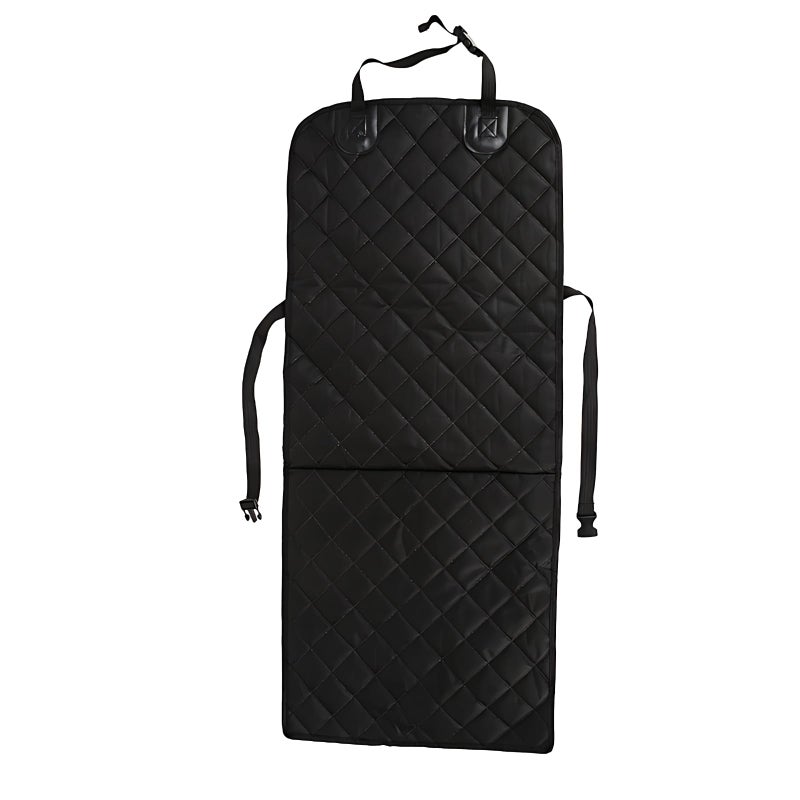 Black Waterproof Dog Car Seat Cover Protector for Small Medium Pets Front Seat - Image 2