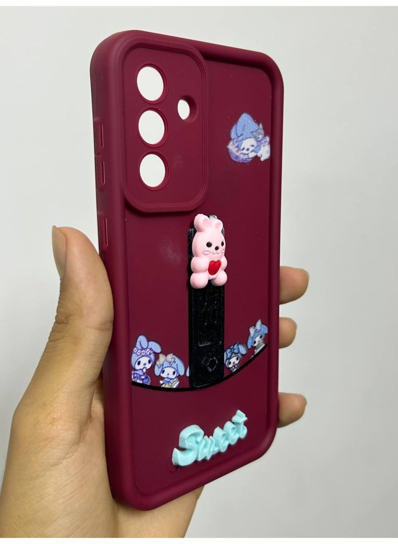 new cartoon-designed back cover with the word "Sweet" on it, compatible with the Samsung A36 phone. - Image 1