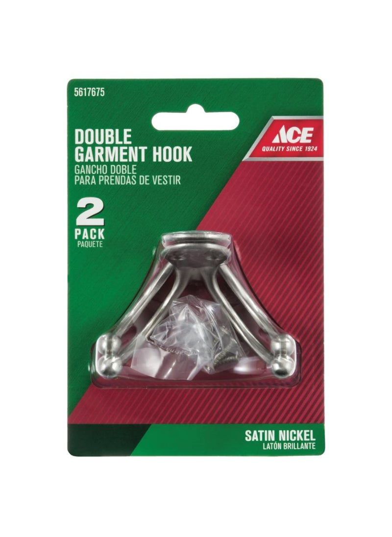 ACE Brass Double Garment Hook 4 Cm 