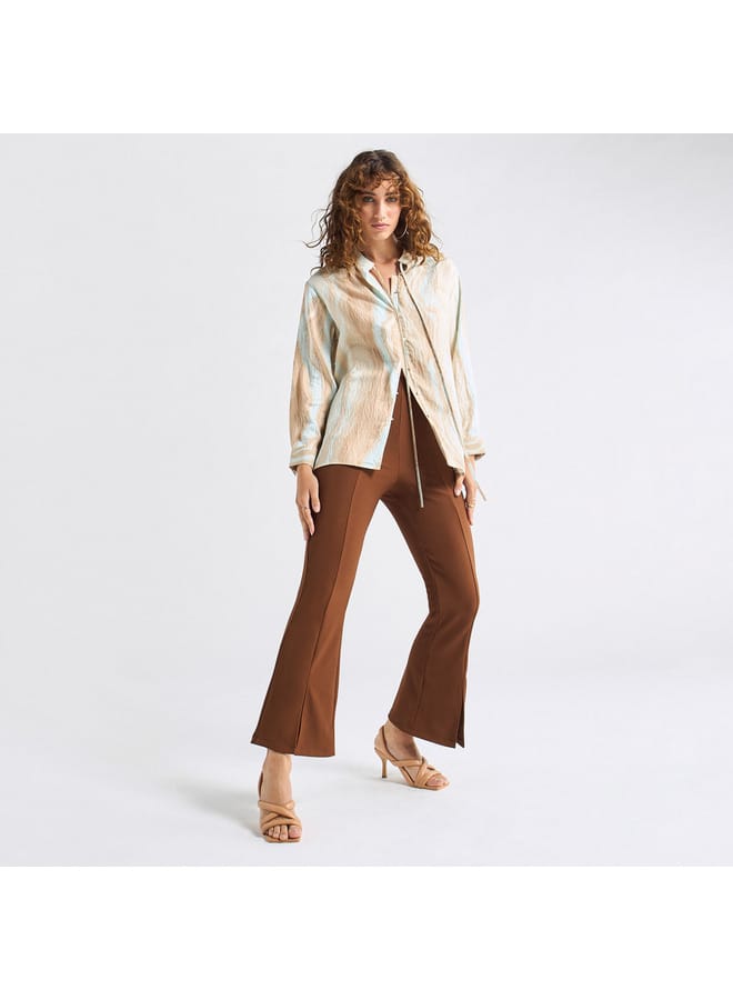 Splash FAV Textured Flared Leg Treggings  - Image 2