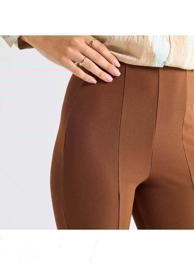 Splash FAV Textured Flared Leg Treggings  - Image 4