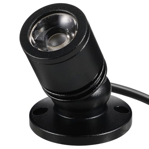 Uonlytech Small LED Spotlight Jewelry Showcase Small LED Spot Light USB Powered Spotlight for Jewelry White Light