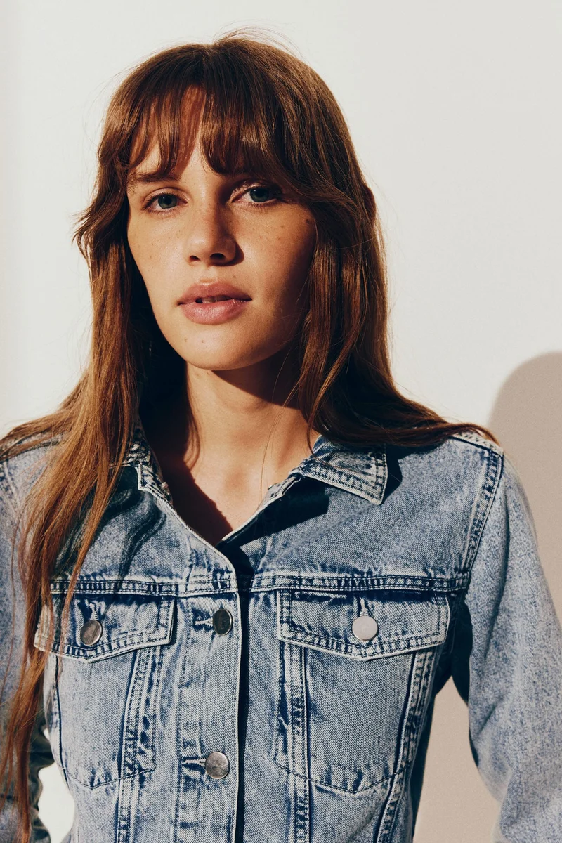 H&M Peplum denim jacket