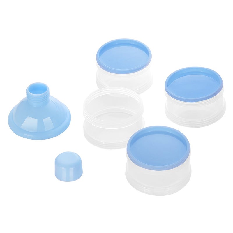 accmor Formula Dispenser On The Go, 4 Compartments Stackable Formula Container for Travel, Baby Milk Powder Kids Snack Container, BPA Free ﻿ - Image 2