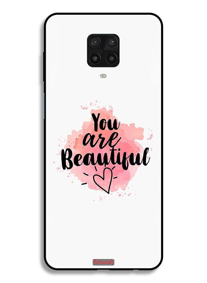 Tolwak Xiaomi Redmi Note 9 Pro Protective Case Cover You Are Beautiful - Image 2