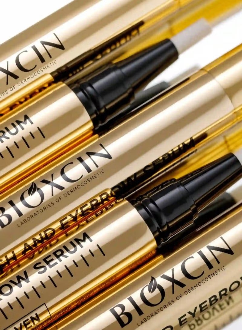 BIOXCIN Eyebrow and Eyelash Serum with Collagen and Hyaluronic Acid 3 ml - Image 3