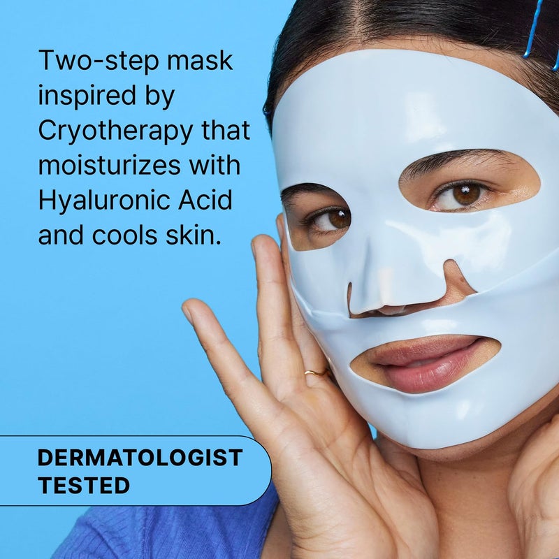 Dr.Jart+ Cryo Rubber Korean Face Mask with Moisturizing Hyaluronic Acid | Korean Skin Care | Travel Size, 1 Pack - Image 2