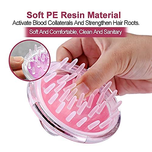 KIDINGTON Silicone Bath Body Brush Silicone Back Scrubber for Shower Silicone Shower Brush With Soft Rubbing Massage Bubble Body Cleaner and Shampoo Massager Multi ColorPack Of 4 - Image 4