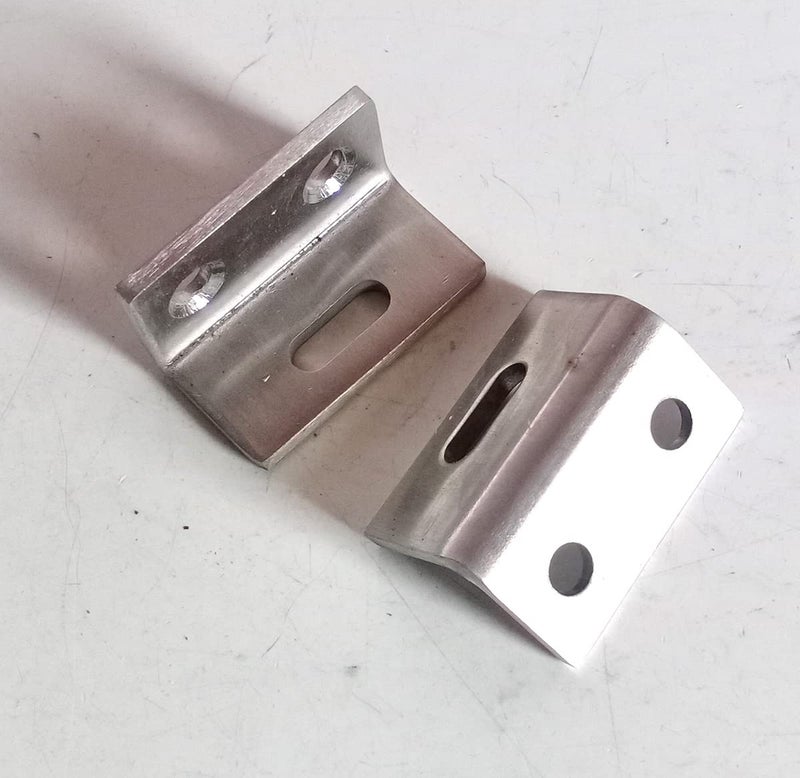 SS L Shape Mounting Angle Bracket 2 Pcs 2 x 1 x 1inch  - Image 4