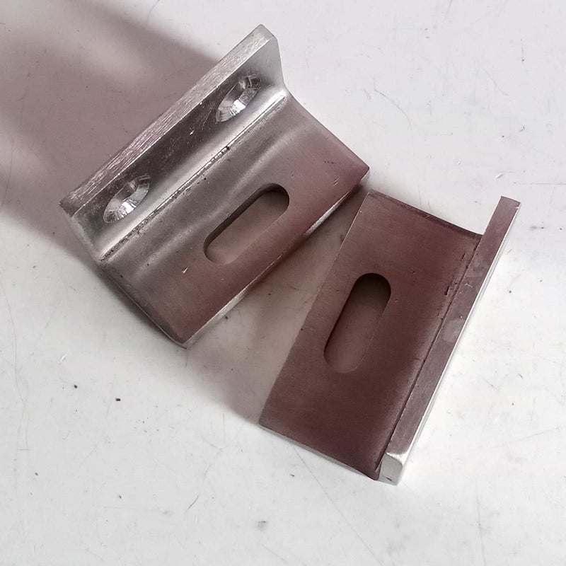 SS L Shape Mounting Angle Bracket 2 Pcs 2 x 1 x 1inch  - Image 5