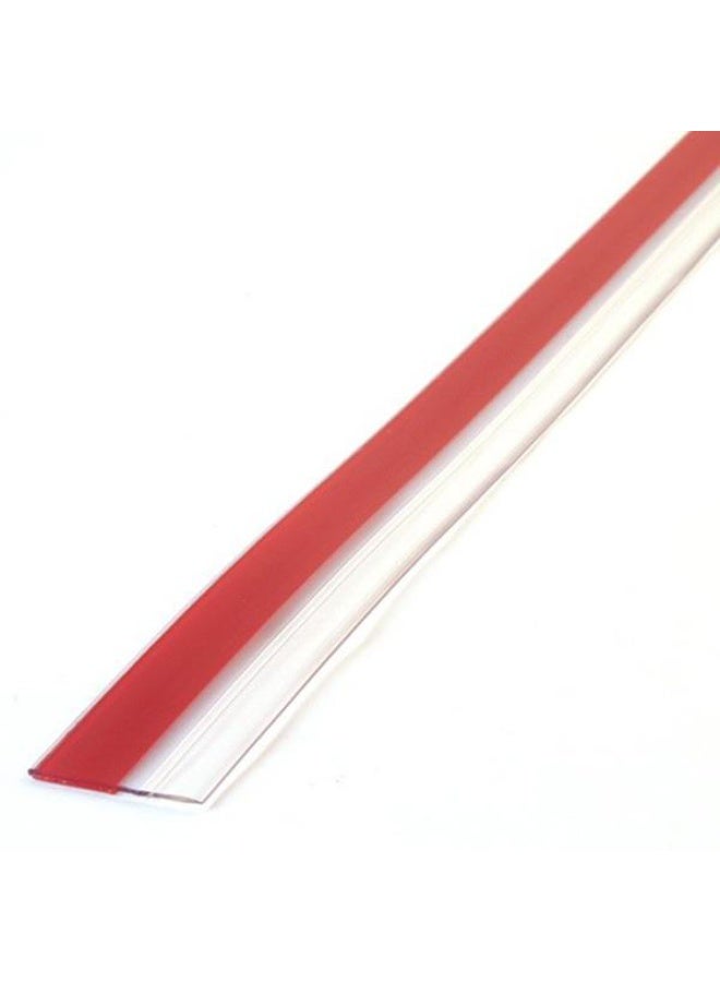 Door Sealing Tape Windproof Dust proof Soundproof Silicone Rubber Sealing Strip 23mm Gaps Easy Installation Home Bathroom (Transparent) - Image 1