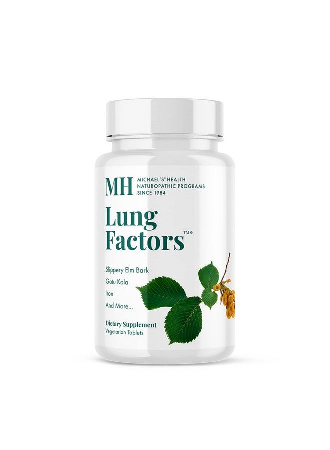 MICHAEL'S Health Naturopathic Programs Lung Factors - 120 Vegetarian Tablets - Nutrients for Lung Function - with Vitamin D, Calcium, and Magnesium - Kosher - 40 Servings - Image 1