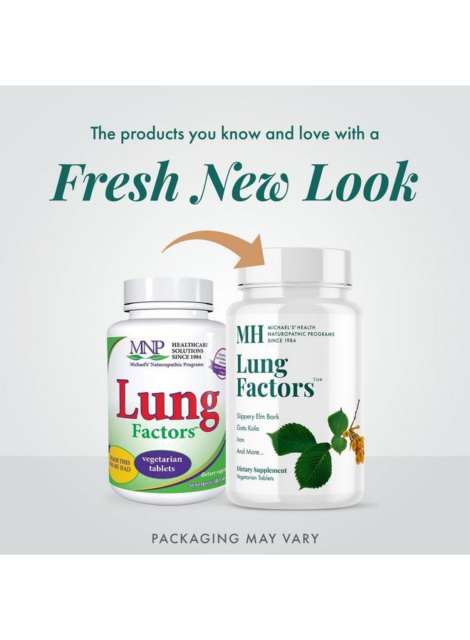 MICHAEL'S Health Naturopathic Programs Lung Factors - 120 Vegetarian Tablets - Nutrients for Lung Function - with Vitamin D, Calcium, and Magnesium - Kosher - 40 Servings - Image 3