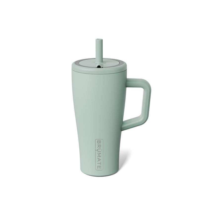 BrÃ¼Mate Era 20 oz Tumbler with Handle and Straw | 100% Leakproof Insulated Tumbler with Lid and Straw | Made of Stainless Steel | Cup Holder Friendly Base | 20oz (Sage) - Image 1