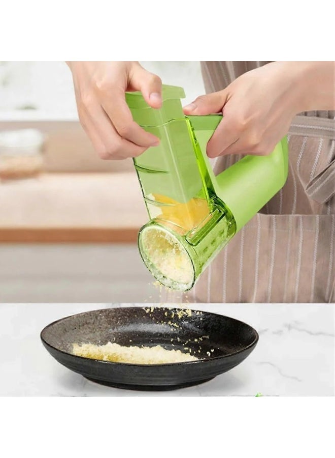 Electric Vegetable Slicer Cordless Rechargeable | Handheld Salad Shooter 2500mAh | 4 Interchangeable Blades Rotary Grater | USB Type-C Food Chopper & Cheese Grater 40W Motor - Image 2