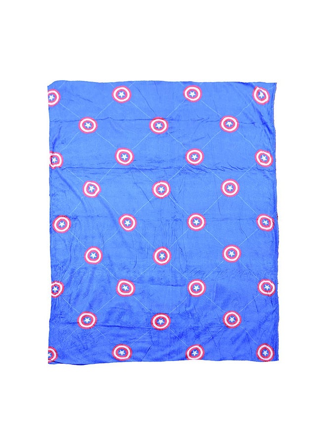 DANUBE HOME Danube Home Caramel Captain America Flannel Blanket 160x220cm | 100% Polyester Blanket For Bedroom - Image 1