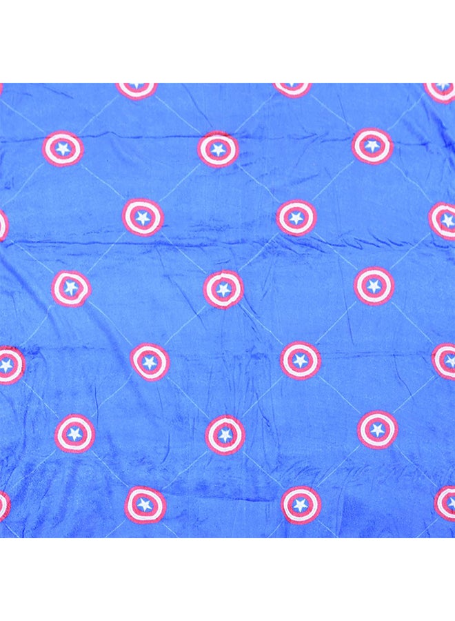 DANUBE HOME Danube Home Caramel Captain America Flannel Blanket 160x220cm | 100% Polyester Blanket For Bedroom - Image 2