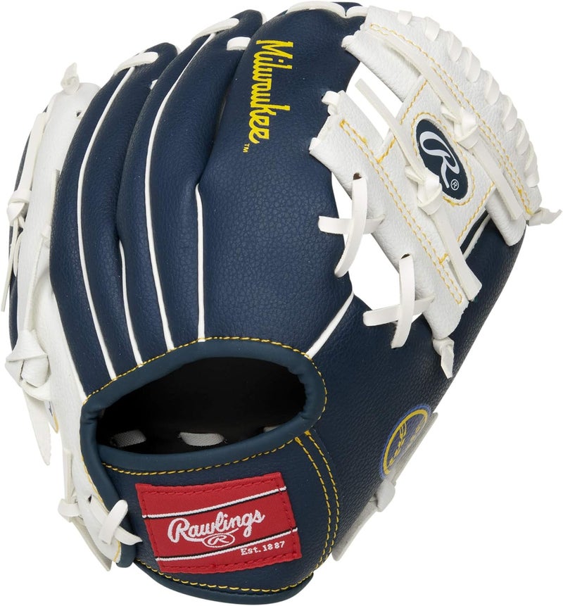 Rawlings سلسلة قفازات لاعبي MLB | قفازات كرة السلة للأطفال والشباب | 10" | جميع فرق MLB - Image 3