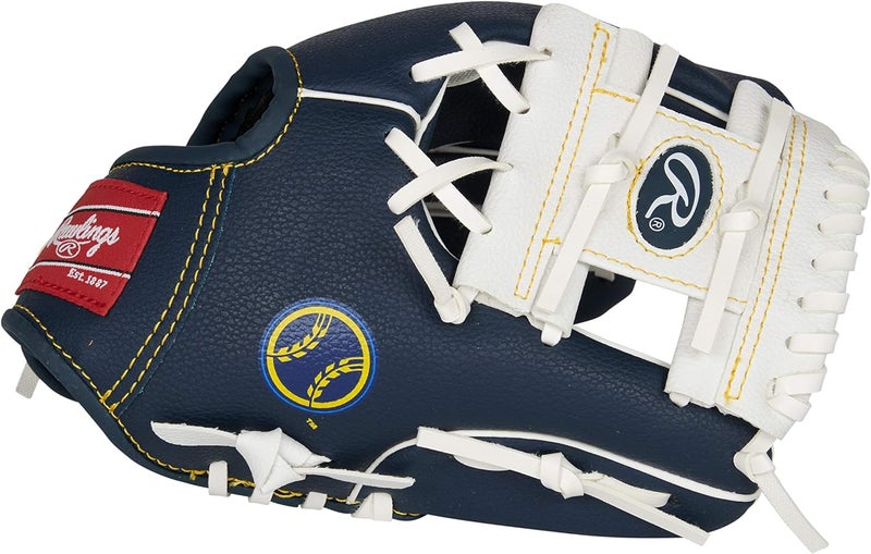 Rawlings سلسلة قفازات لاعبي MLB | قفازات كرة السلة للأطفال والشباب | 10" | جميع فرق MLB - Image 1