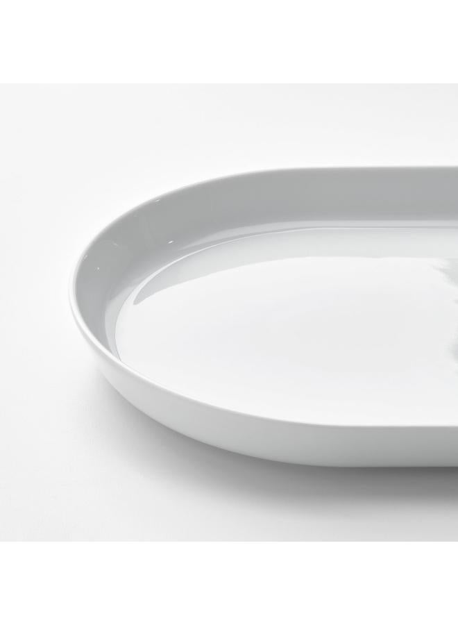 erorex Serving Plate, White, 36X20 Cm - Image 3