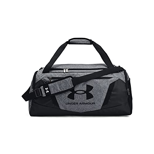 Under Armour Unisex-Adult Undeniable 5.0 Duffle, Pitch Gray Medium Heather (012)/Black, Small - Image 1