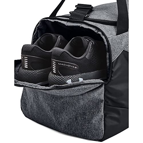 Under Armour Unisex-Adult Undeniable 5.0 Duffle, Pitch Gray Medium Heather (012)/Black, Small - Image 4