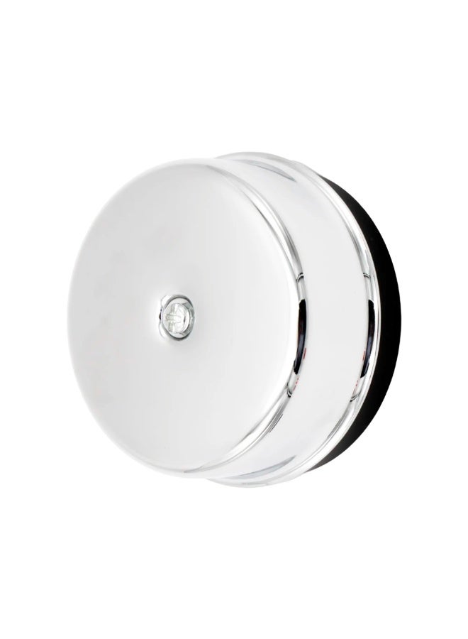 Admore Mechanical Wired Doorbell Chime with Metallic Finish - Silver