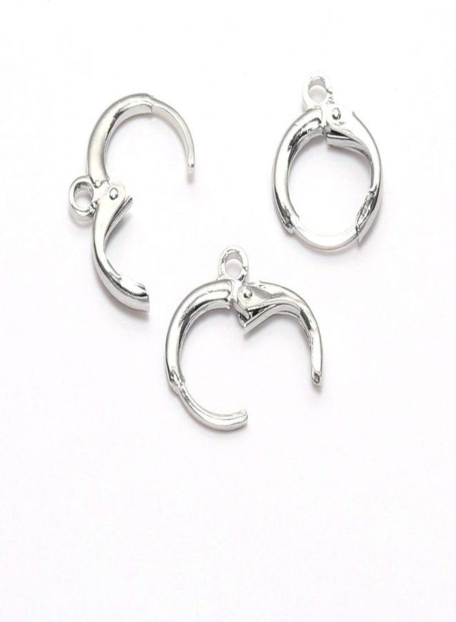 SATRA TRADERS | Size : 12mm 100pcs Round Bali Hoops Open Loop Lever Back Earring Hooks | Gold - Image 5