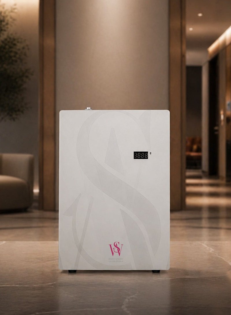 West Story M2400 Smart Aroma Diffuser with Nano Technology, Bluetooth Control & HVAC Connection – Coverage Up to 2400 m³ – White - Image 1