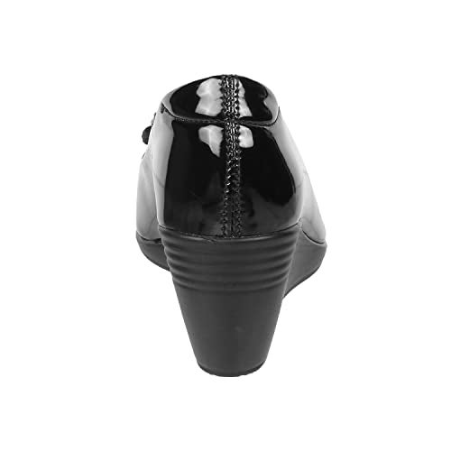 Metro Women Black Wegde Heel Peep Toe UK/5 EU/38 (31-47) - Image 4