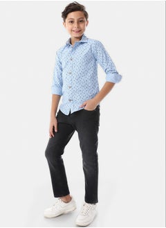 Palm Tree Pattern Boys Shirt