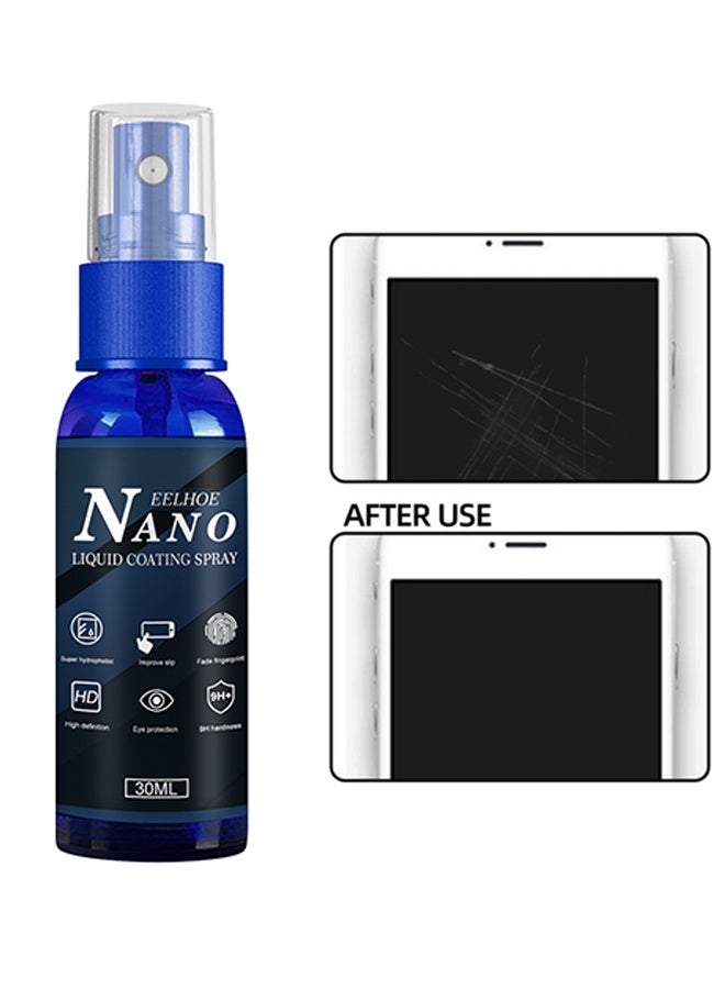 إيلهو رذاذ الطلاء السائل النانوي رذاذ طلاء زجاج سائل ممتاز لشاشات الهواتف المحمولة - حماية متقدمة ضد الماء والدهون 30 مل - Image 1