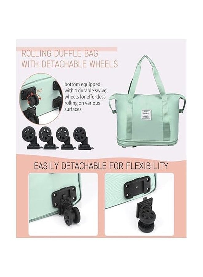 MENREXA Travel Duffle Bag, 41 Litre Expandable, Waterproof Nylon, Foldable Luggage for Women - Image 5