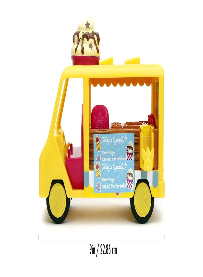 جادا مجموعة لعب شاحنة الزبادي المجمد من جادا تويز - تتضمن شخصيتين: حمار هودي وباندا أرجواني - لعبة ما قبل المدرسة - للأعمار من 3 سنوات فما فوق - Image 5