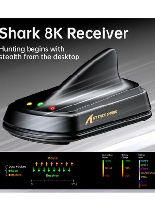 ماوس الألعاب اللاسلكي X11 Ultra 8K المصنوع من ألياف الكربون، مزود بمستشعر PAW3950 MAX بدقة 42000 نقطة في البوصة، خفيف الوزن (59 غرامًا)، شريحة MCU من نوع Nordic 54L15، سلكي/بلوتوث/2.4 جيجاهرتز، يتحمل 100 مليون نقرة، قابل للبرمجة لأجهزة الكمبيوتر الشخصية وأجهزة ماك (أسود) - view 4
