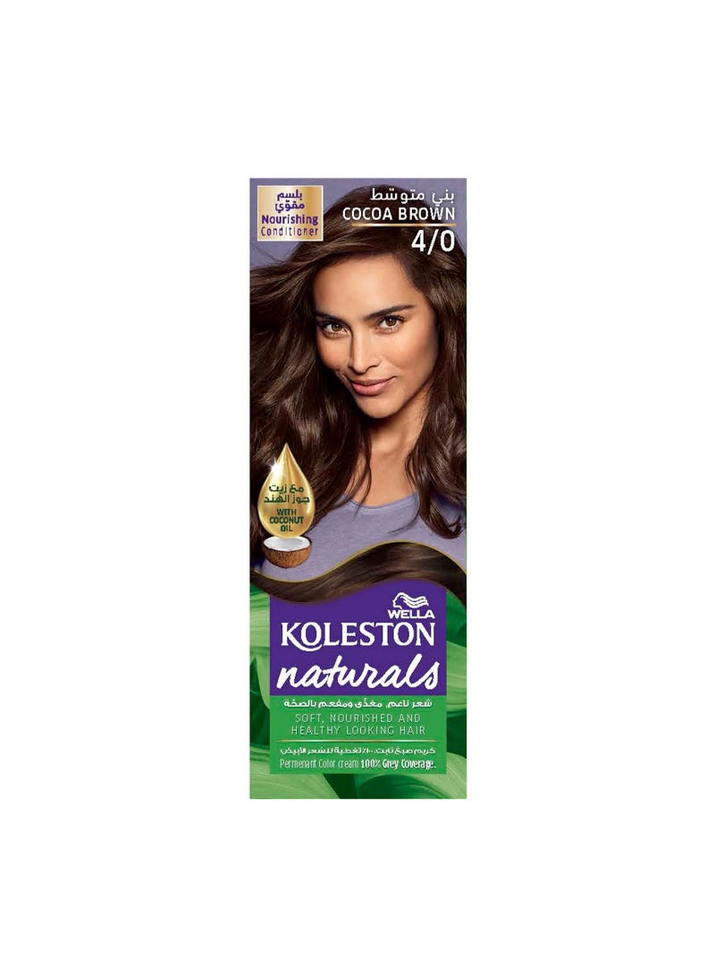 Koleston Naturals Cocoa Brown 4/0 1 pkt