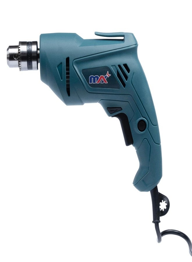 MAX MXD350-IN 350W CORDED Rotary Drill, 2800 RPM No Load Speed, 1.5 to 10mm Chuck Capacity, 1.4 kg, Professional Tool for Wood and Metal Surfaces - Image 1