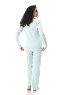 REDCOTTON Soft Cotton Women's Activewear Set -mint  - Image 3