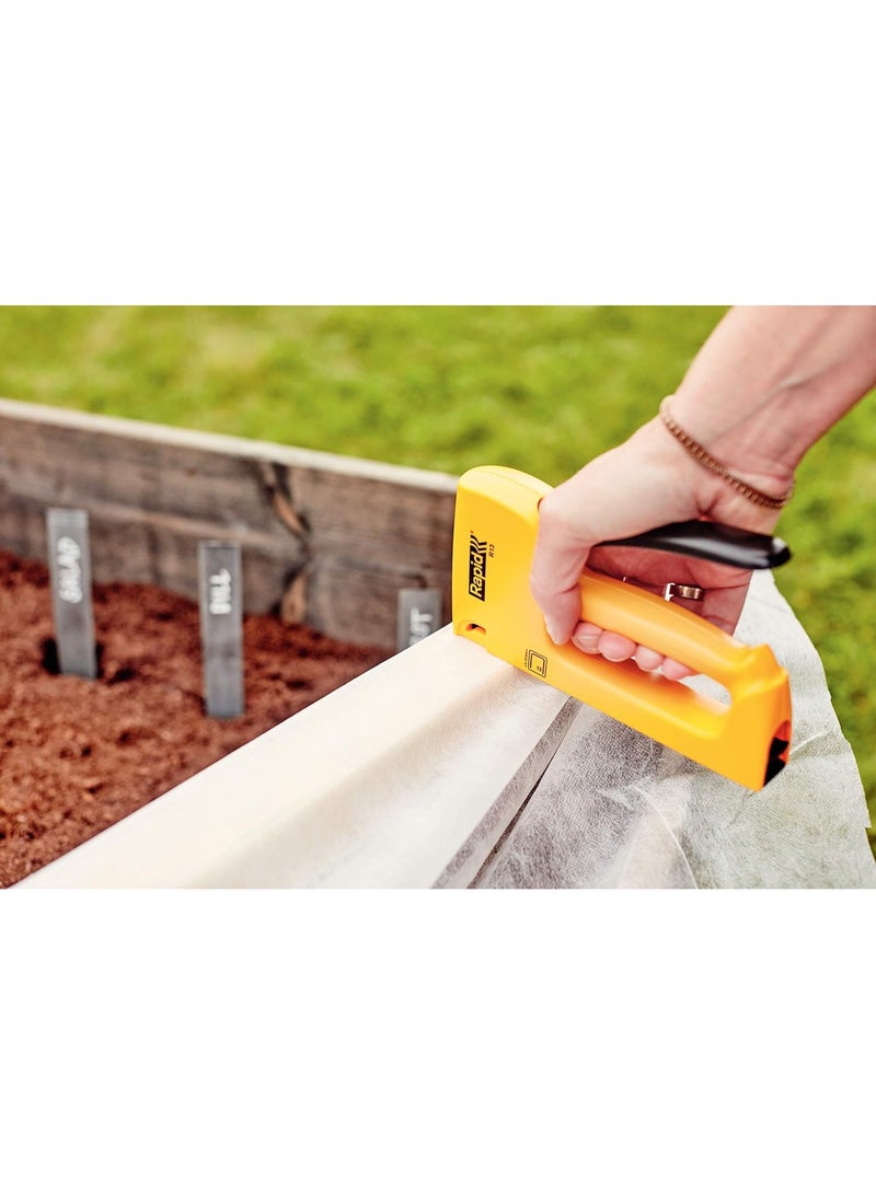 Rapid R13 Light Duty Staple Gun – Manual Upholstery Stapler for No.13 Fine Wire Staples 4–10mm, Ergonomic Swedish Design - Image 2